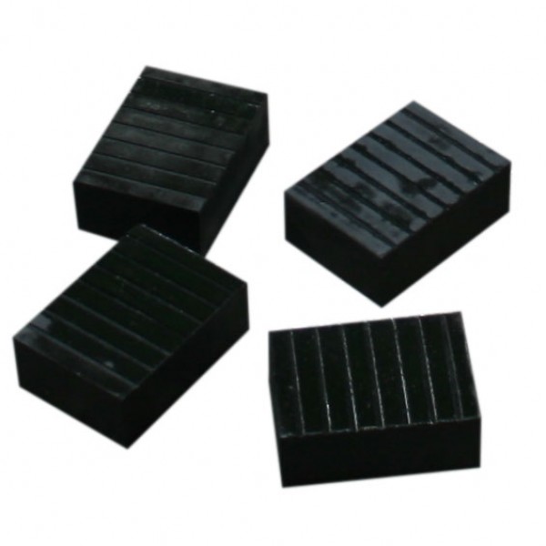 Set of Four Small or Short Rubber Blocks