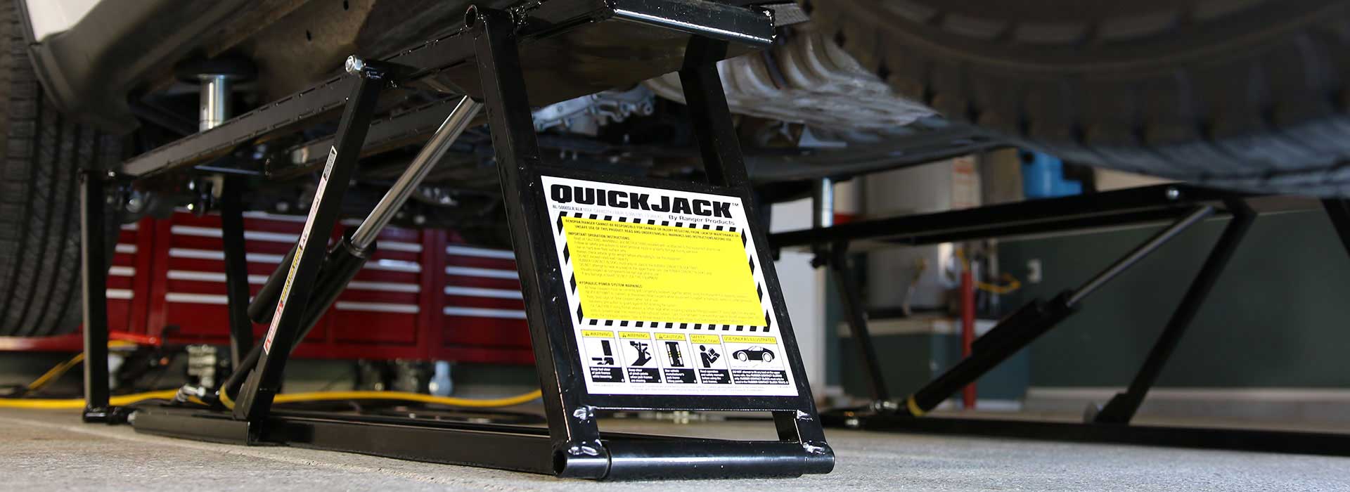 Access higher lifting points with QuickJack